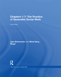 Imagen de portada: Chapters 1-7: The Practice of Generalist Social Work 4th edition 9781138058378