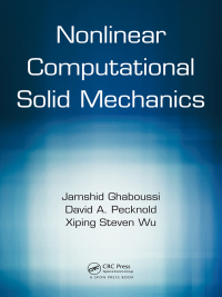 Cover image: Nonlinear Computational Solid Mechanics 1st edition 9780367849726