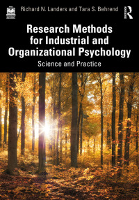 Imagen de portada: Research Methods for Industrial and Organizational Psychology 1st edition 9781138052932