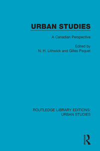 Imagen de portada: Urban Studies 1st edition 9781138051065