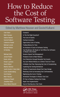 صورة الغلاف: How to Reduce the Cost of Software Testing 1st edition 9781439861554