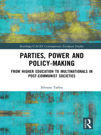 Imagen de portada: Parties, Power and Policy-making 1st edition 9781138047235