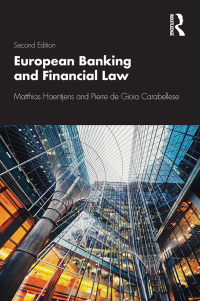 Cover image: European Banking and Financial Law 2e 2nd edition 9781138042308