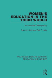 Cover image: Women's Education in the Third World 1st edition 9781138042322
