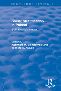 Cover image: Social Stratification in Poland 1st edition 9780873323611