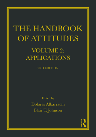 Cover image: Handbook of Attitudes, Volume 2: Applications 1st edition 9781138037038