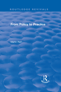 Cover image: From Policy to Practice 1st edition 9780873322195