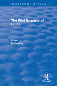 Cover image: The First Emperor of China 1st edition 9781138896420