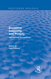 Cover image: Economic Inequality and Poverty: International Perspectives 1st edition 9781138896376