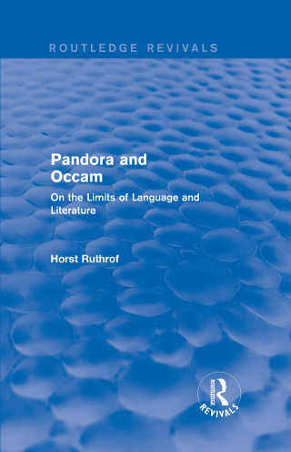 Cover image: Routledge Revivals: Pandora and Occam (1992) 1st edition 9781138744479