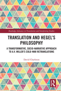 Cover image: Translation and Hegel's Philosophy 1st edition 9781032174006