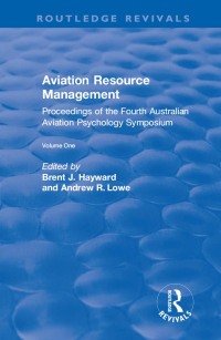 Cover image: Aviation Resource Management 1st edition 9781138743182