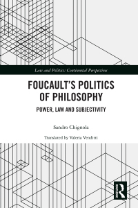 Imagen de portada: Foucault's Politics of Philosophy 1st edition 9781138742703