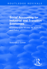 Imagen de portada: Social Accounting for Industrial and Transition Economies 1st edition 9781138742666