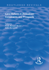 Imagen de portada: Land Reform in Zimbabwe: Constraints and Prospects 1st edition 9781138741874