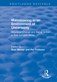 Cover image: Manoeuvring in an Environment of Uncertainty 1st edition 9781138740501