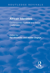 Cover image: African Identities 1st edition 9781138739697