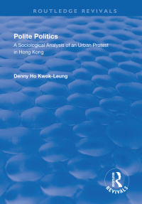 Cover image: Polite Politics 1st edition 9781138740235