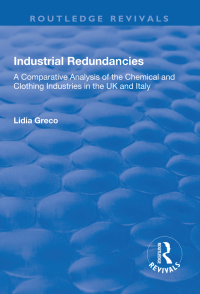 Cover image: Industrial Redundancies 1st edition 9781138735613