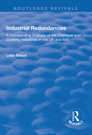Imagen de portada: Industrial Redundancies 1st edition 9781138735613