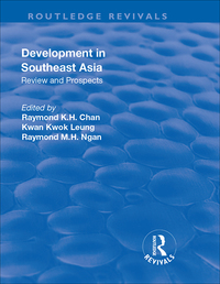 Imagen de portada: Development in Southeast Asia 1st edition 9781138735149