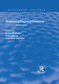 Imagen de portada: Reshaping Regional Planning 1st edition 9781138739369