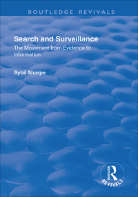 Cover image: Search and Surveillance 1st edition 9781138738720