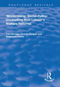 Cover image: Modernising Social Policy 1st edition 9781138737303