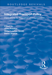 Omslagafbeelding: Integrated Transport Policy 1st edition 9781138737297