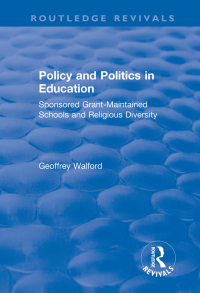 Imagen de portada: Policy and Politics in Education 1st edition 9781138736467