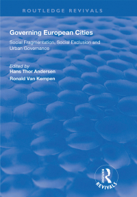 Cover image: Governing European Cities 1st edition 9781138735590