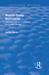 Cover image: Women Going Backwards 1st edition 9781138734173