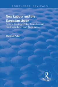 Omslagafbeelding: New Labour and the European Union 1st edition 9780815382232