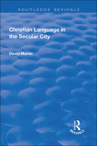 Cover image: Christian Language in the Secular City 1st edition 9781138733824