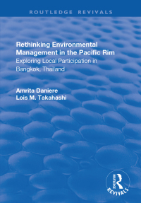 Cover image: Rethinking Environmental Management in the Pacific Rim 1st edition 9781138733404