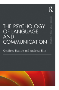 Titelbild: The Psychology of Language and Communication 1st edition 9781138734517