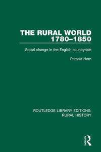 Imagen de portada: The Rural World 1780-1850 1st edition 9781138733909