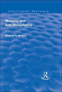 Imagen de portada: Modality and Anti-Metaphysics 1st edition 9781138733923