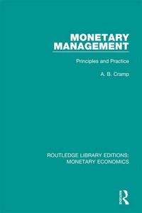 Cover image: Monetary Management 1st edition 9781138731912