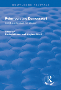 Titelbild: Reinvigorating Democracy? 1st edition 9781138731080