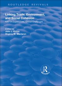 Cover image: Linking Trade, Environment, and Social Cohesion 1st edition 9781138731059