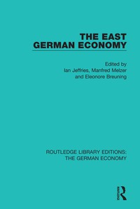 Imagen de portada: The East German Economy 1st edition 9781138730786