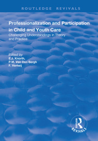 Imagen de portada: Professionalization and Participation in Child and Youth Care 1st edition 9781138728226