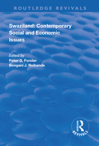 Cover image: Swaziland: Contemporary Social and Economic Issues 1st edition 9781138727533