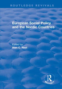 Imagen de portada: European Social Policy and the Nordic Countries 1st edition 9781138726901