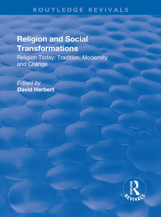 Imagen de portada: Religion and Social Transformations 1st edition 9781138726734