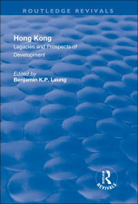 Cover image: Hong Kong 1st edition 9781138726499