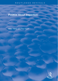 Imagen de portada: Positive About Inspection 1st edition 9781138725263