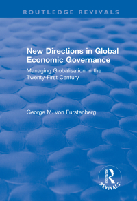 Cover image: New Directions in Global Economic Governance 1st edition 9781138725133