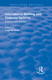 Imagen de portada: International Banking and Financial Systems 1st edition 9781138724907